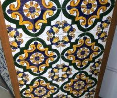 Tableau de décoration en mosaïque rectangulaire pour les jardins et intérieurs de maisons