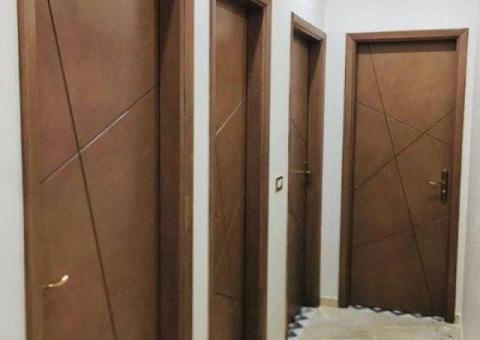 Porte de Bureau en Bois Massif