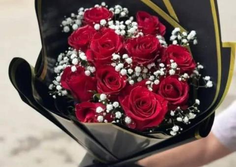 Bouquet de fleur rouge